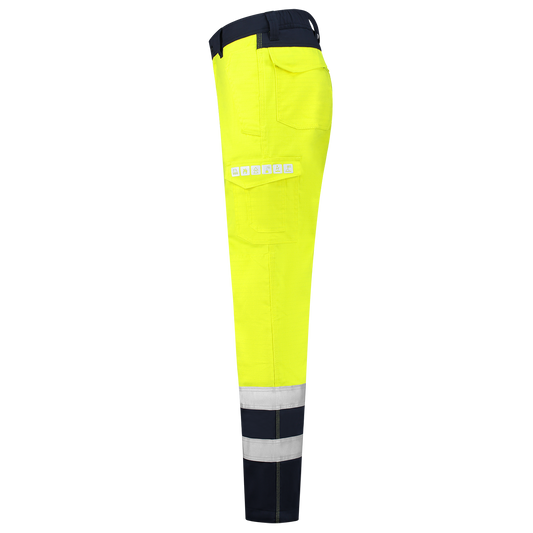Tricorp Safety Broeken 503004 Multinorm fluo geel-inktblauw(fluoryellowink)