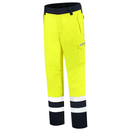 Tricorp Safety Broeken 503004 Multinorm fluo geel-inktblauw(fluoryellowink)