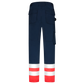 Tricorp Safety Broeken 503012 HiVis inktblauw-fluo rood(inkfluorred)