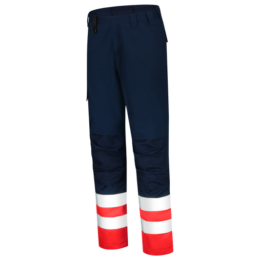 Tricorp Safety Broeken 503012 HiVis inktblauw-fluo rood(inkfluorred)