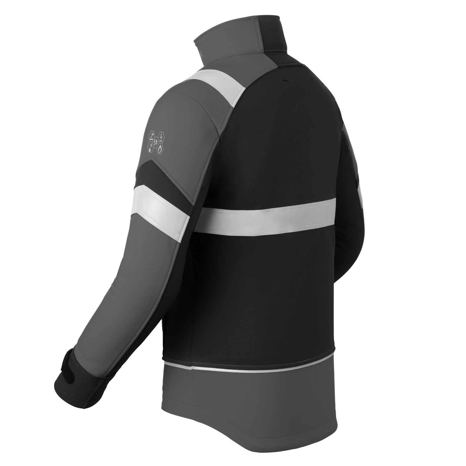 Havep 5safety Image + Softshell Jassen 50384 zwart-houtskool(CDK)