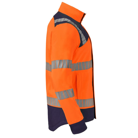 Havep Multi Protector + Softshell 50410 vlamwerend antistatisch vlamboog HiViS lassen chemicaliën fluo oranje-marineblauw(AOU)