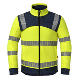 Havep High Visibility + Jassen 50413 softshell HiVis fluo geel-indigo blauw(ARB)