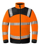 Havep High Visibility + Jassen 50413 softshell HiVis fluo oranje-houtskool(CAK)