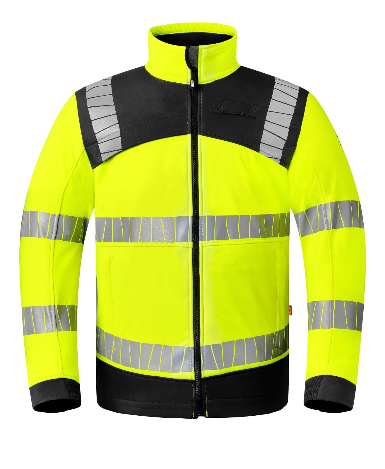 Havep High Visibility + Jassen 50413 softshell HiVis fluo geel-charcoal(CBK)