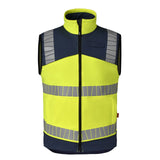 Havep High Visibility + Bodywarmer 50415 HiVis fluo geel-indigo blauw(ARB)