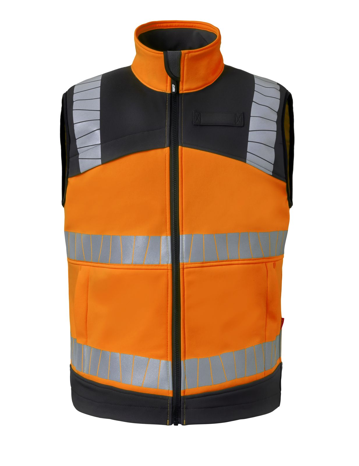 Havep High Visibility Bodywarmer 50415 fluo oranje-houtskool(CAK)