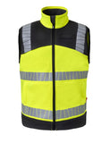 Havep High Visibility Bodywarmer 50415 fluo geel-charcoal(CBK)