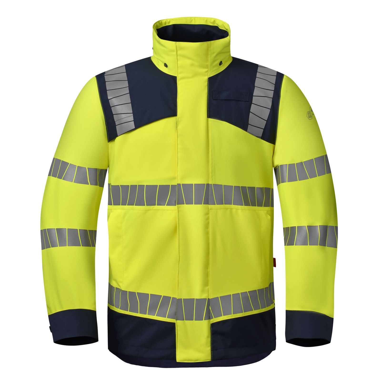 Havep High Visibility + Parka 50419 HiVis regen fluo geel-indigo blauw(ARB)
