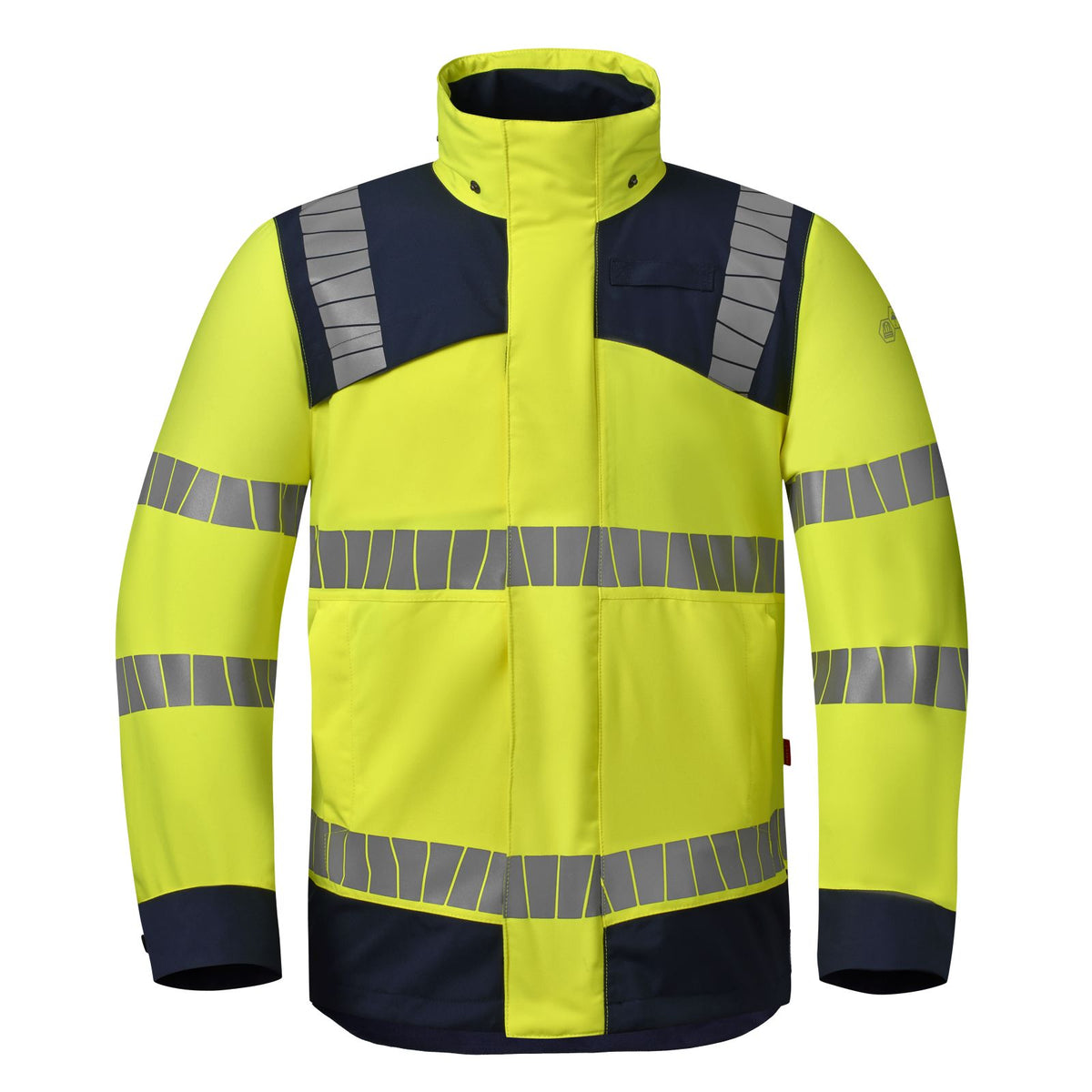 Havep High Visibility + Parka 50419 HiVis regen fluo geel-indigo blauw(ARB)