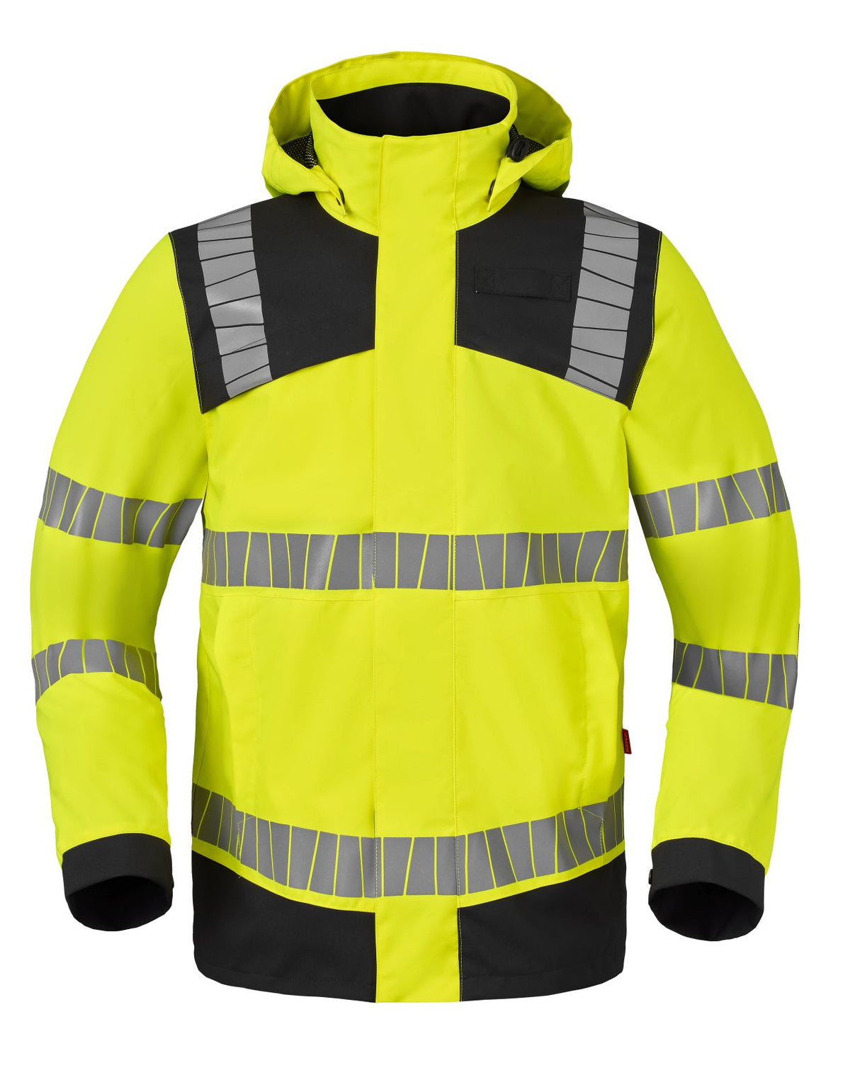 Havep High Visibility + Regenparka 50419 HiVis regen fluo geel-charcoal(CBK)