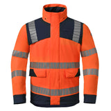 Havep High Visibility + Parka 50423 HiVis regen fluo oranje-indigo blauw(AQC)