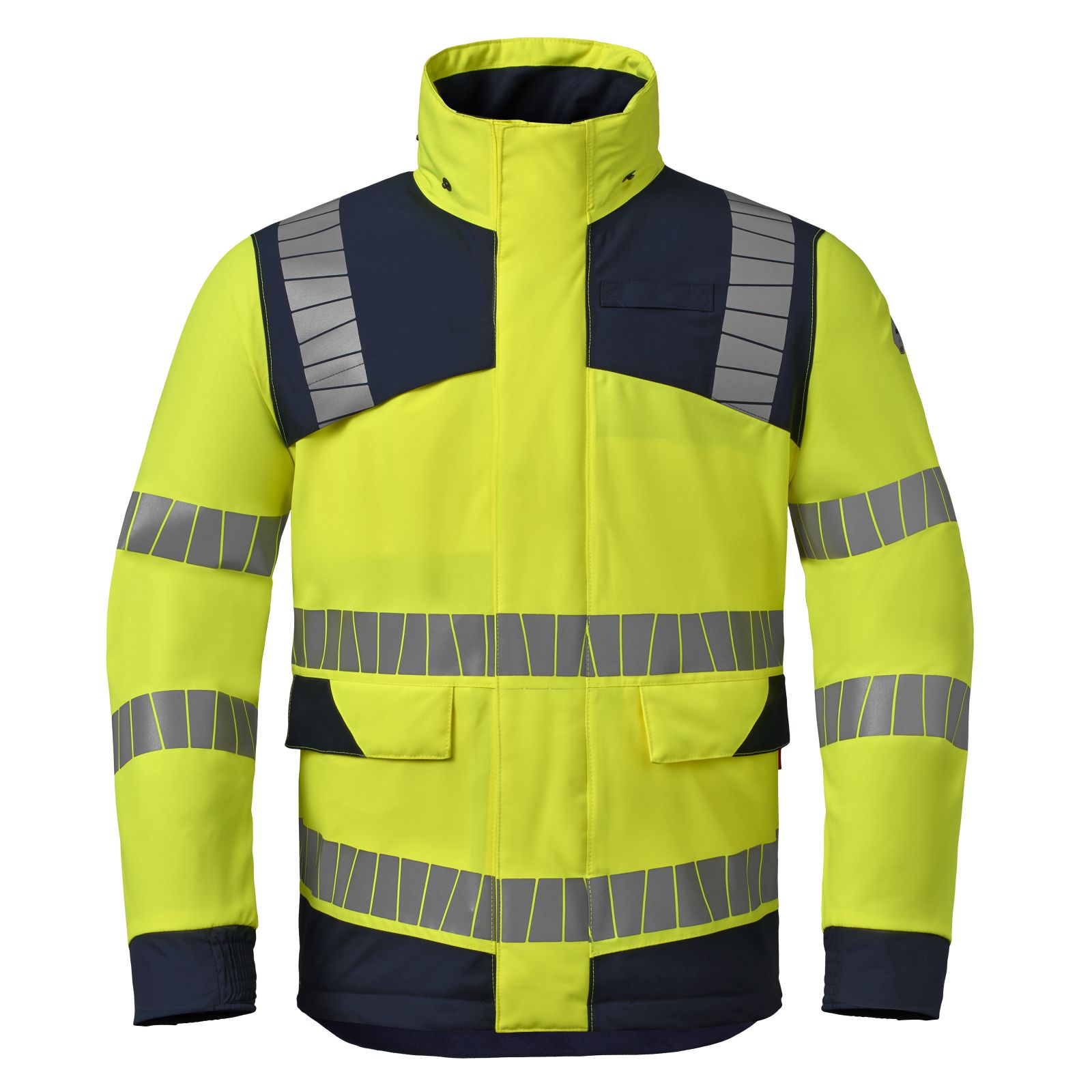 Havep High Visibility + Parka 50423 HiVis regen fluo geel-indigo blauw(ARB)