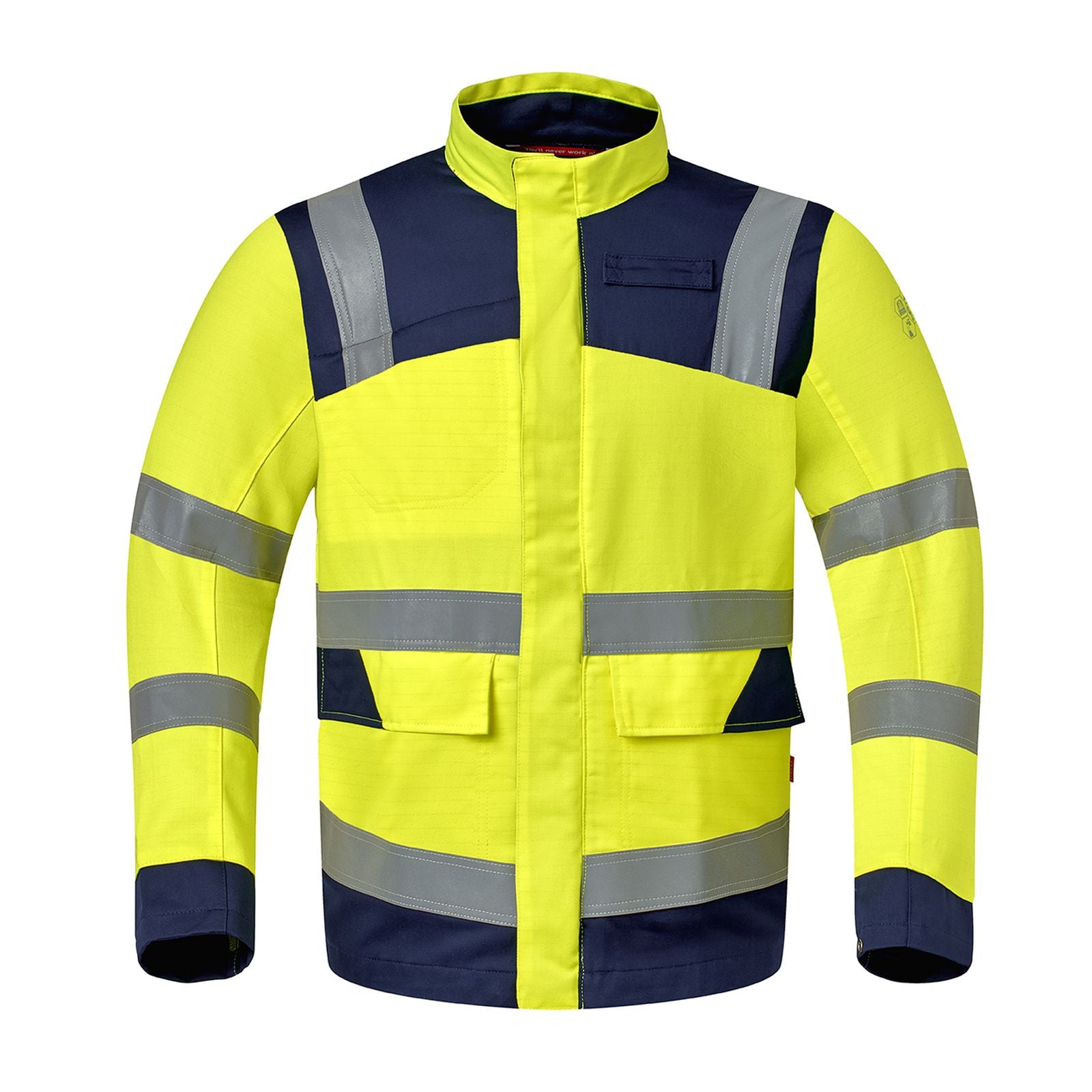 Havep Multi Protector + Jas 50426 over de heup (colbert) reflectie fluo geel-marine(AOV)