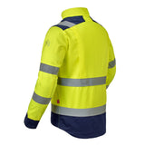 Havep Multi Protector + Jas 50426 over de heup (colbert) reflectie fluo geel-marine(AOV)