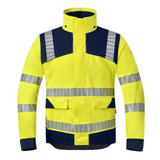 Havep Multi Protector + Parka 50454 vlamwerend antistatisch vlamboog HiViS lassen chemicaliën fluo geel-donker marineblauw(ARA)