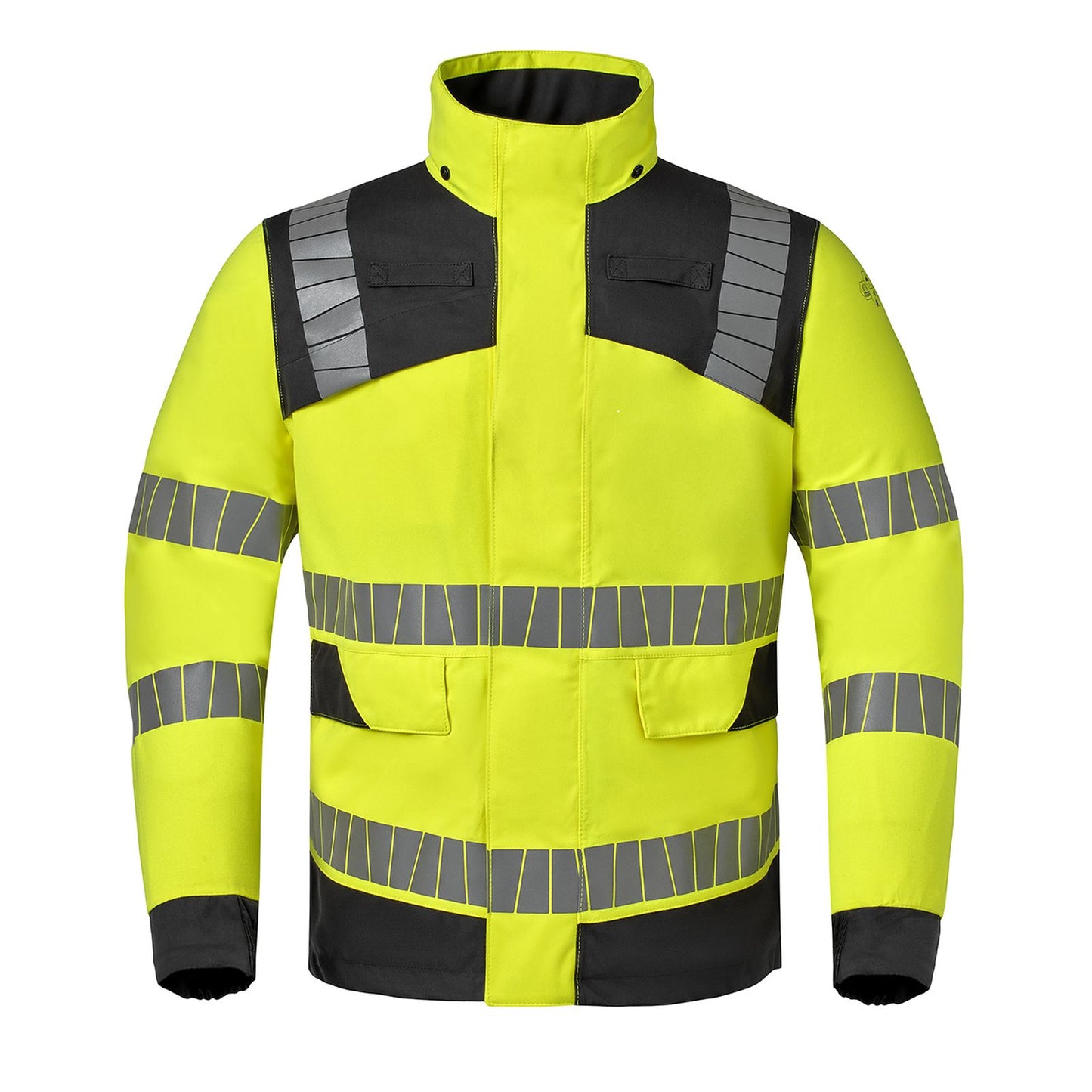Havep Multi Protector + Parka 50454 vlamwerend antistatisch HiVis regen fluo geel-charcoal(CBK)