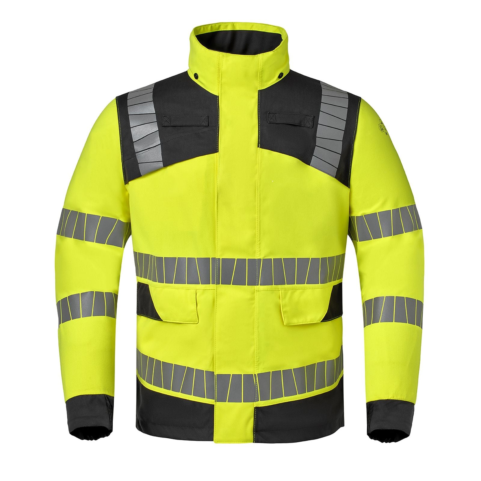 Havep Multi Protector + Parka 50454 vlamwerend antistatisch HiVis regen fluo geel-charcoal(CBK)