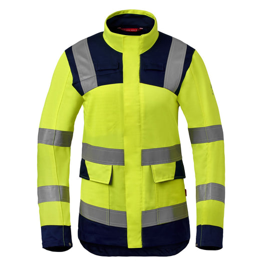 Havep Multi Protector + Jas 50471 over de heup (colbert) Dames fluo geel-marine(AOV)