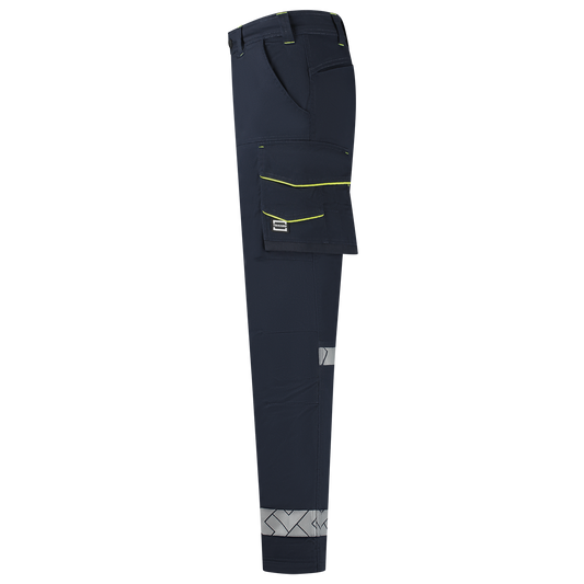 Tricorp Workwear Reflective Redefined Werkbroeken 506104 2-Way Stretch HiVis inktblauw-fluo geel(inkfluoryellow)