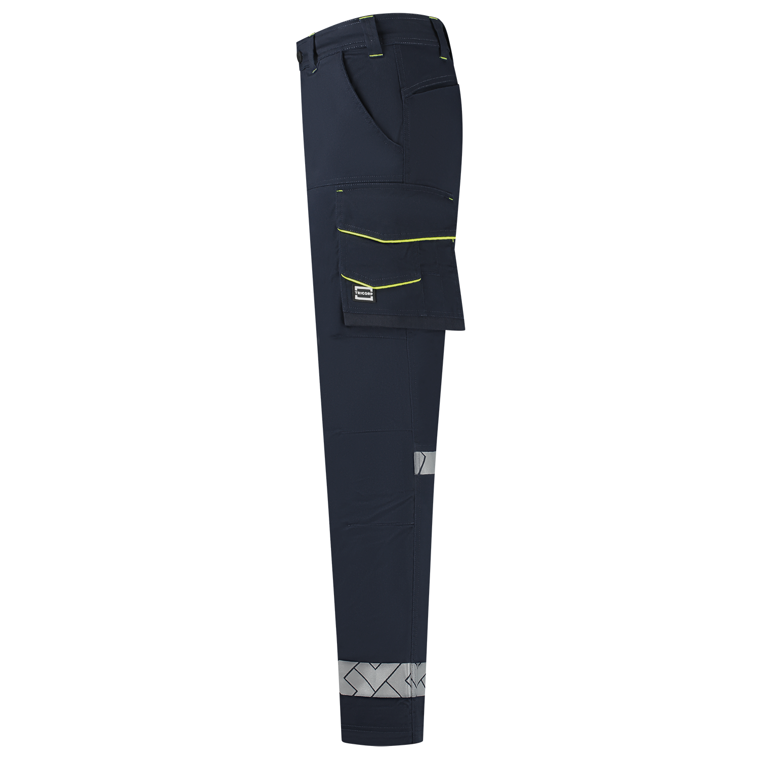 Tricorp Workwear Reflective Redefined Werkbroeken 506104 2-Way Stretch HiVis inktblauw-fluo geel(inkfluoryellow)