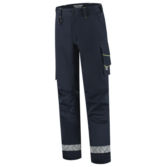 Tricorp Workwear Reflective Redefined Werkbroeken 506104 2-Way Stretch HiVis inktblauw-fluo geel(inkfluoryellow)