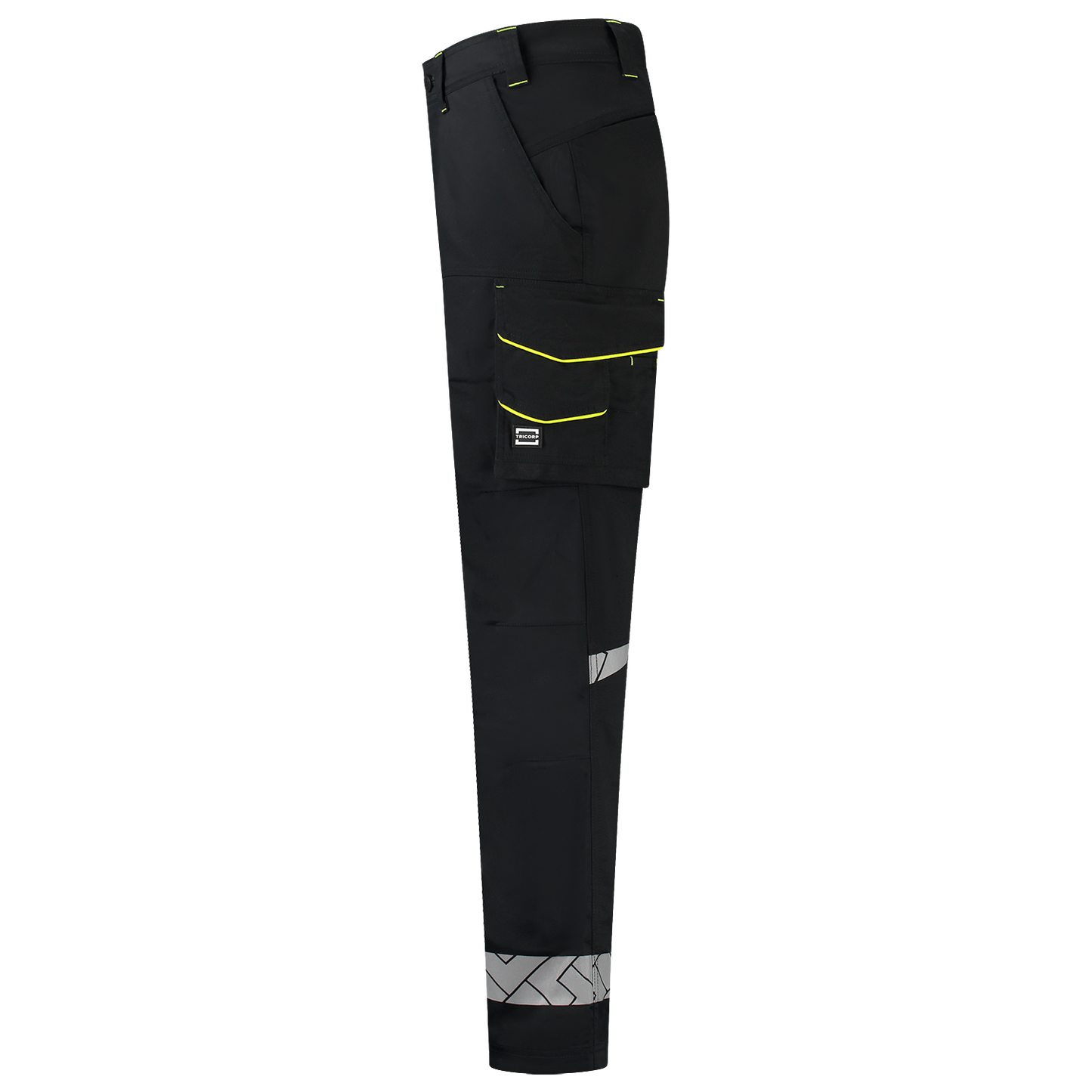 Tricorp Workwear Reflective Redefined Werkbroeken 506109 Functional Stretch zwart-fluo geel(blackfluoryellow)