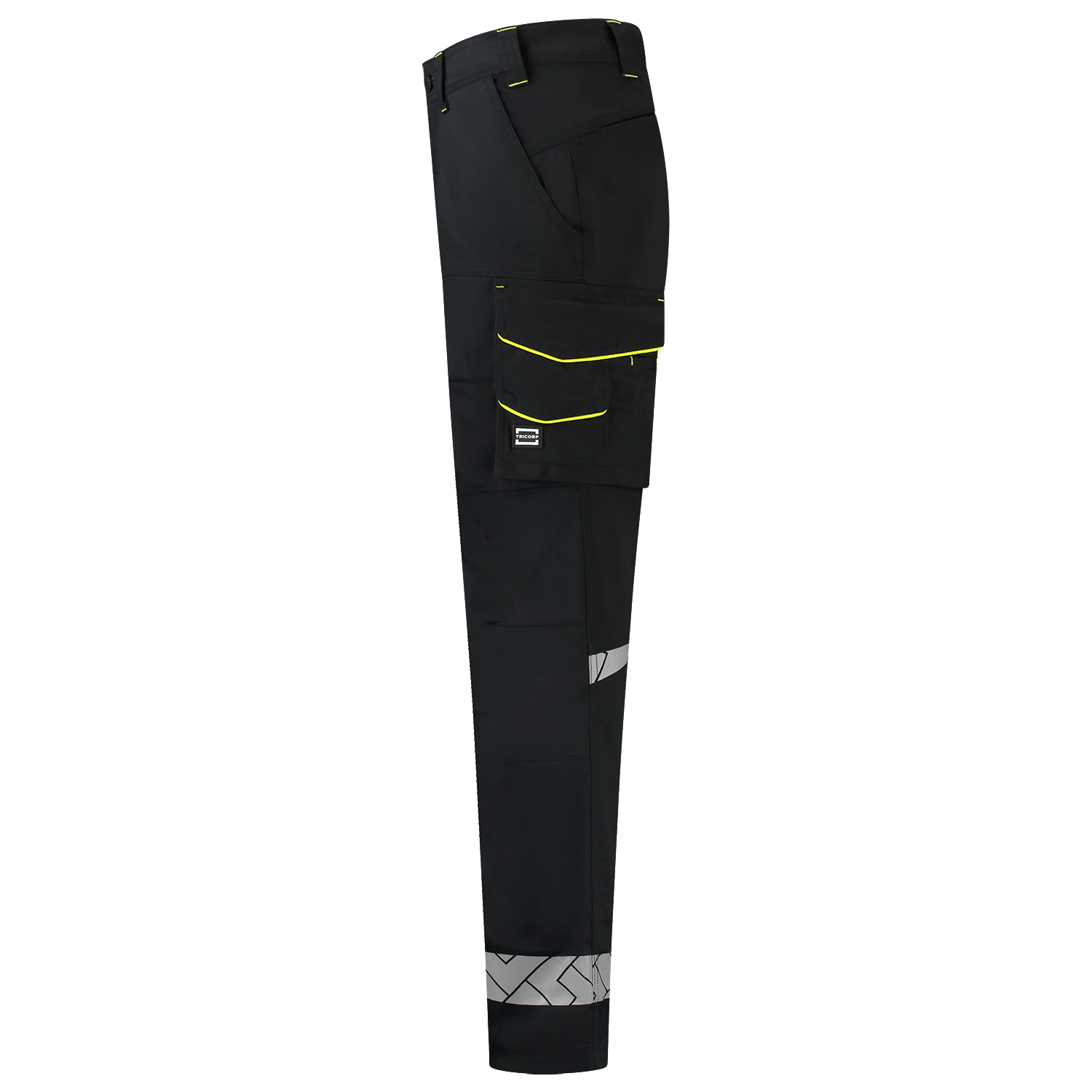 Tricorp Workwear Reflective Redefined Werkbroeken 506109 Functional Stretch zwart-fluo geel(blackfluoryellow)
