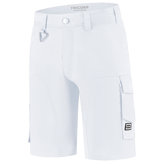 Tricorp Workwear Unicolor Redefined Werkbroeken Kort 506112 Functional Stretch wit(white)