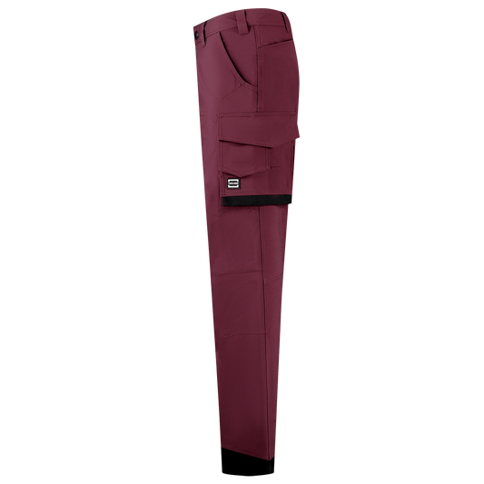 Tricorp Workwear Unicolor Redefined Werkbroeken 506113 4-Way Stretch bordeauxrood(bordeaux)