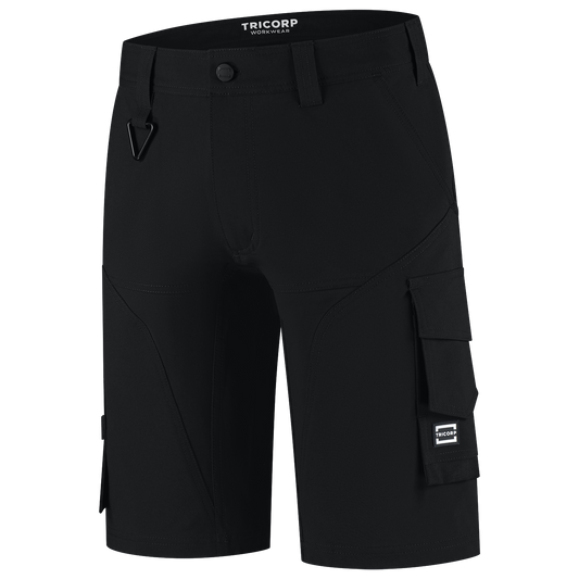 Tricorp Workwear Unicolor Redefined Werkbroeken Kort 506116 4-Way Stretch zwart(black)