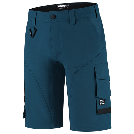 Tricorp Workwear Unicolor Redefined Werkbroeken Kort 506116 4-Way Stretch groenblauw(teal)