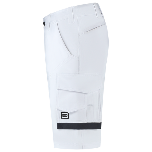 Tricorp Workwear Unicolor Redefined Werkbroeken Kort 506116 4-Way Stretch wit(white)
