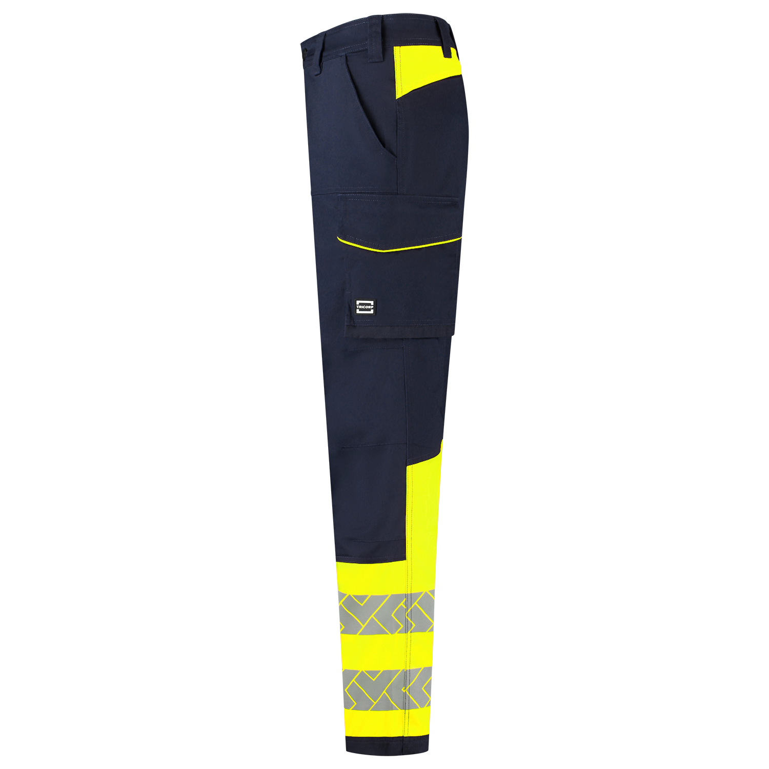 Tricorp Workwear High Vis Redefined Werkbroeken 506117 2-Way Stretch HiVis inktblauw-fluo geel(inkfluoryellow)