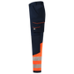 Tricorp Workwear High Vis Redefined Werkbroeken 506118 Functional Stretch HiVis inktblauw-fluo oranje(inkfluororange)