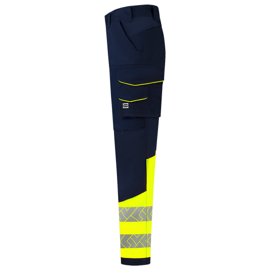 Tricorp Workwear High Vis Redefined Werkbroeken 506118 Functional Stretch HiVis inktblauw-fluo geel(inkfluoryellow)