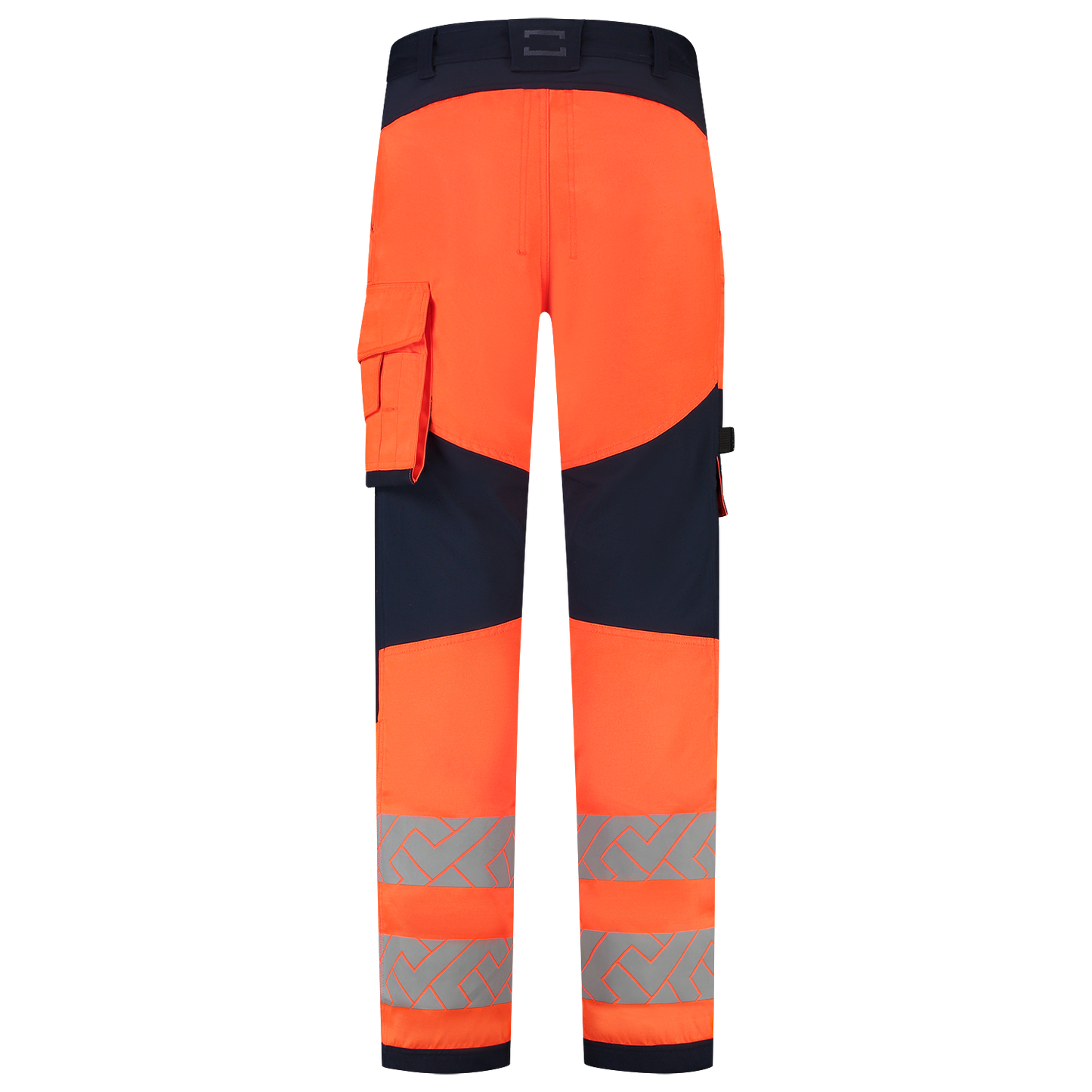 Tricorp Workwear High Vis Redefined Werkbroeken 506119 Functional Stretch Knieversterking HiVis fluo oranje-inktblauw(fluororangeink)