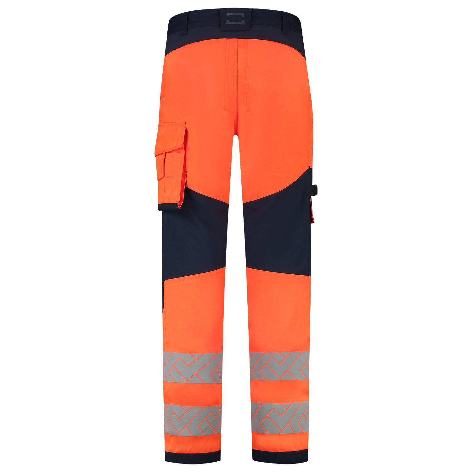 Tricorp Workwear High Vis Redefined Werkbroeken 506119 Functional Stretch Knieversterking HiVis fluo oranje-inktblauw(fluororangeink)