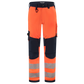 Tricorp Workwear High Vis Redefined Werkbroeken 506119 Functional Stretch Knieversterking HiVis fluo oranje-inktblauw(fluororangeink)