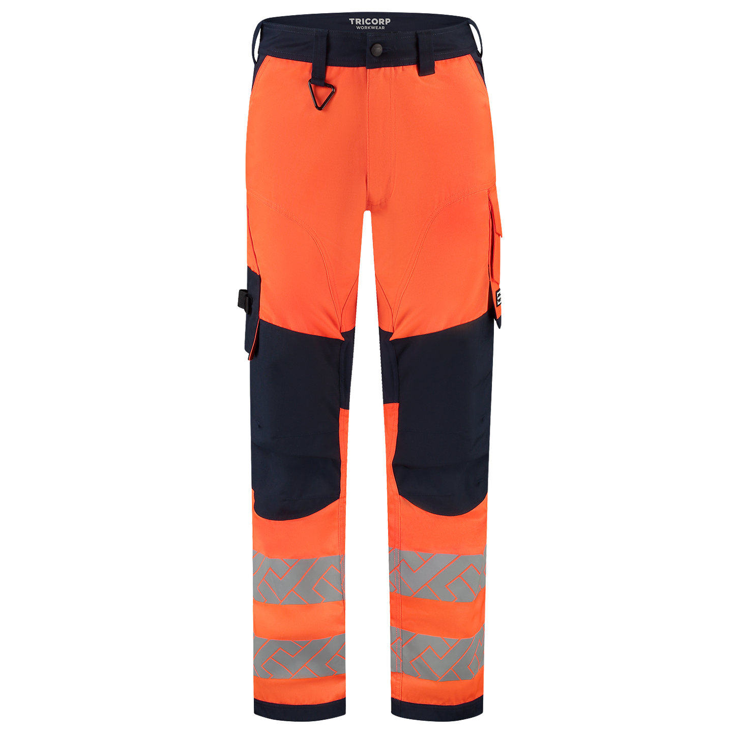 Tricorp Workwear High Vis Redefined Werkbroeken 506119 Functional Stretch Knieversterking HiVis fluo oranje-inktblauw(fluororangeink)