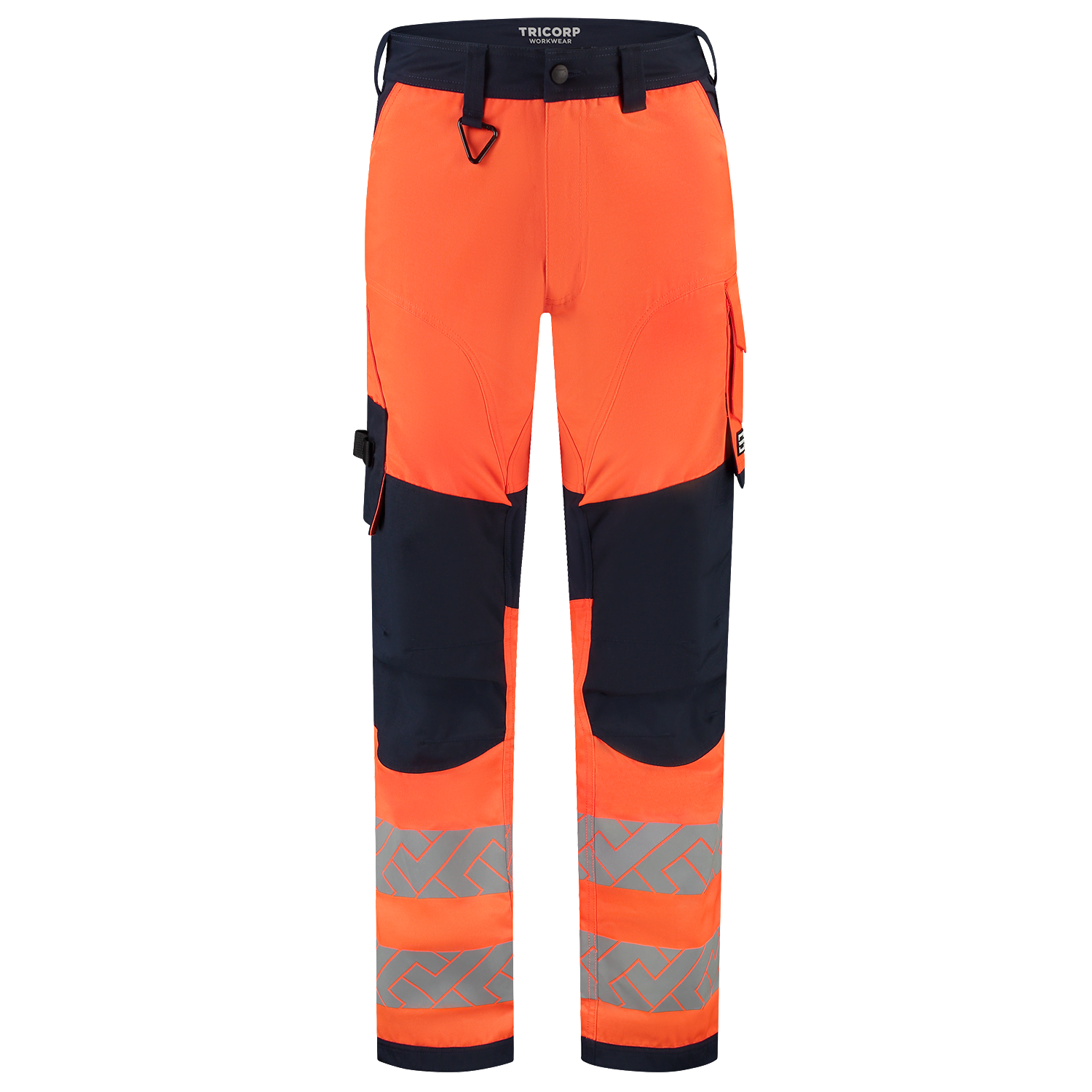 Tricorp Workwear High Vis Redefined Werkbroeken 506119 Functional Stretch Knieversterking HiVis fluo oranje-inktblauw(fluororangeink)