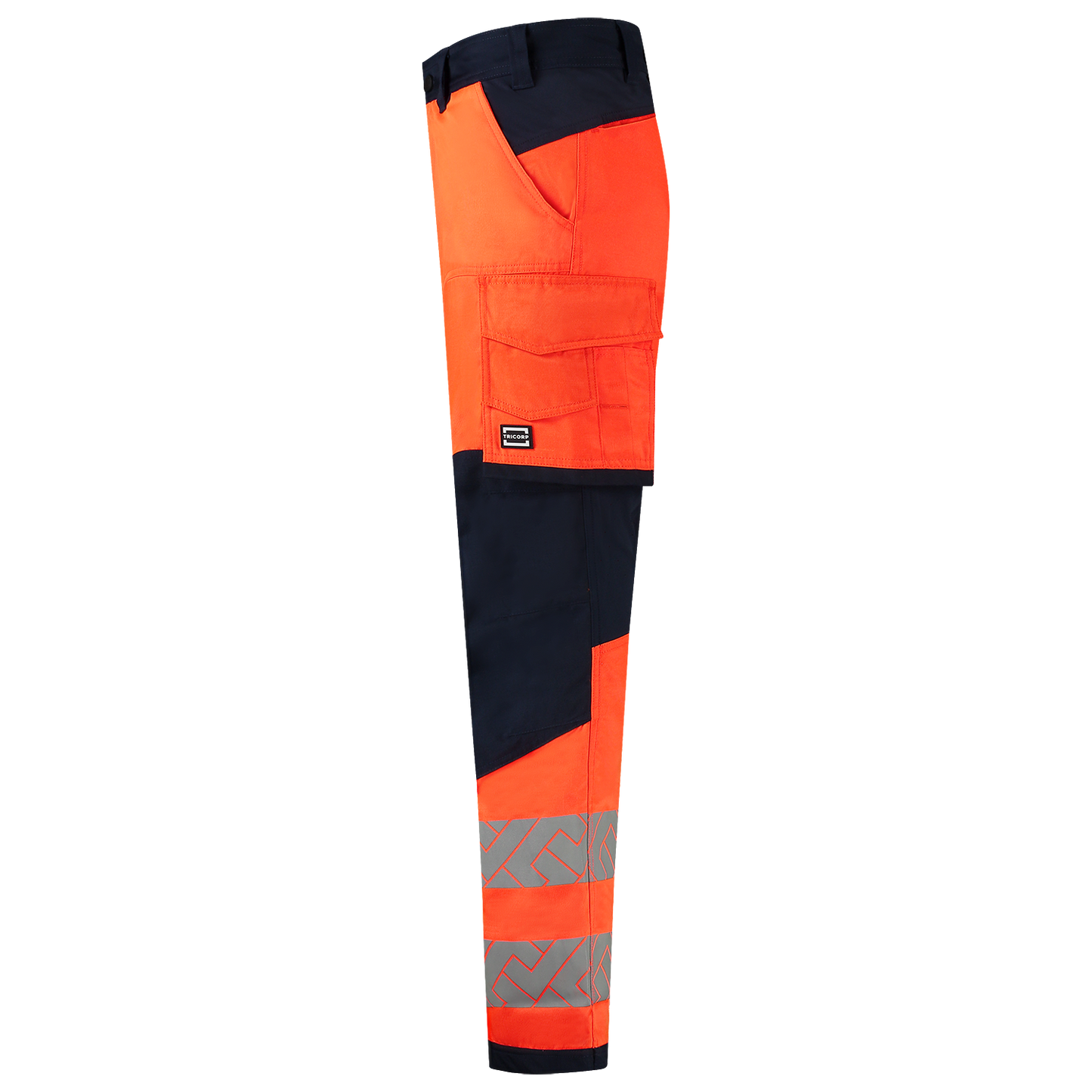 Tricorp Workwear High Vis Redefined Werkbroeken 506119 Functional Stretch Knieversterking HiVis fluo oranje-inktblauw(fluororangeink)