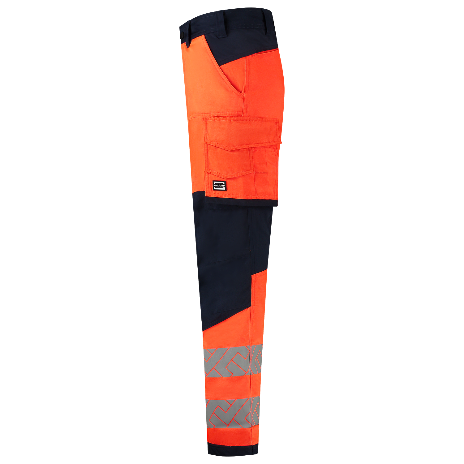 Tricorp Workwear High Vis Redefined Werkbroeken 506119 Functional Stretch Knieversterking HiVis fluo oranje-inktblauw(fluororangeink)