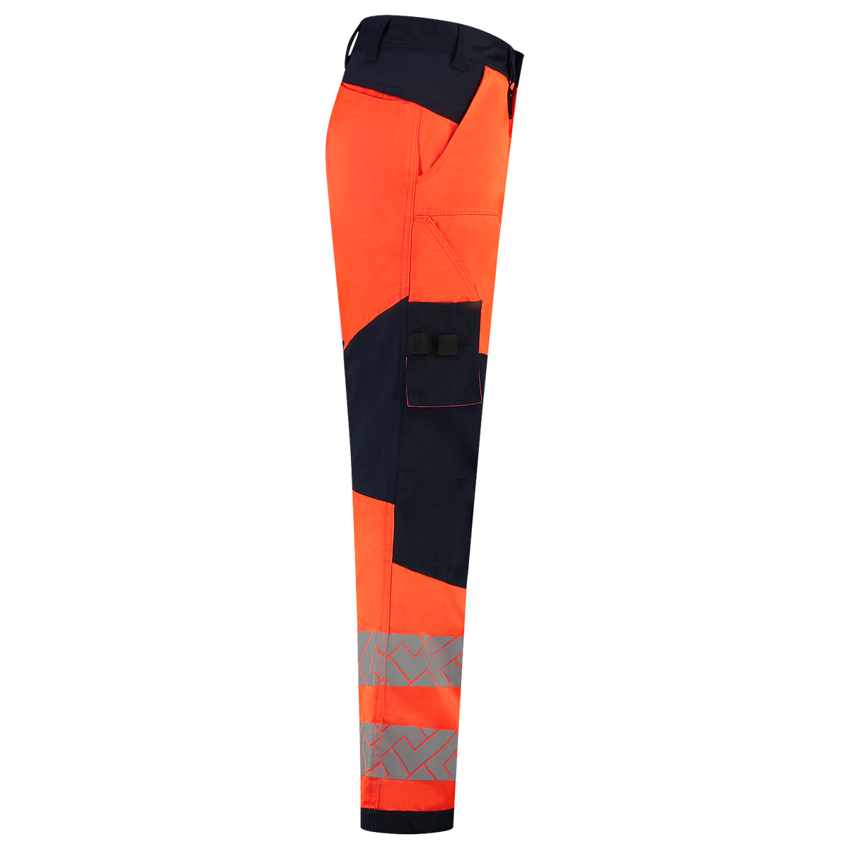 Tricorp Workwear High Vis Redefined Werkbroeken 506119 Functional Stretch Knieversterking HiVis fluo oranje-inktblauw(fluororangeink)