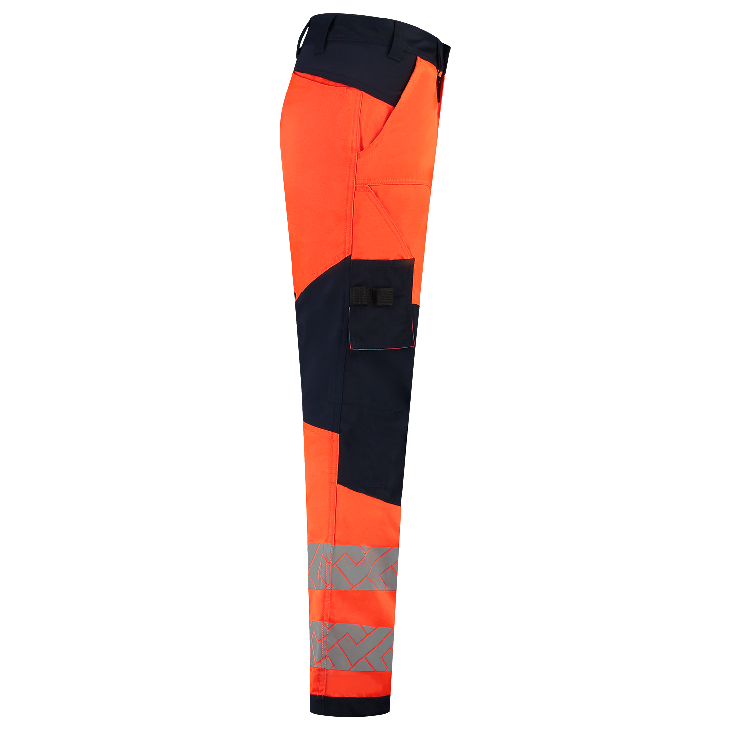 Tricorp Workwear High Vis Redefined Werkbroeken 506119 Functional Stretch Knieversterking HiVis fluo oranje-inktblauw(fluororangeink)