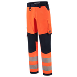 Tricorp Workwear High Vis Redefined Werkbroeken 506119 Functional Stretch Knieversterking HiVis fluo oranje-inktblauw(fluororangeink)