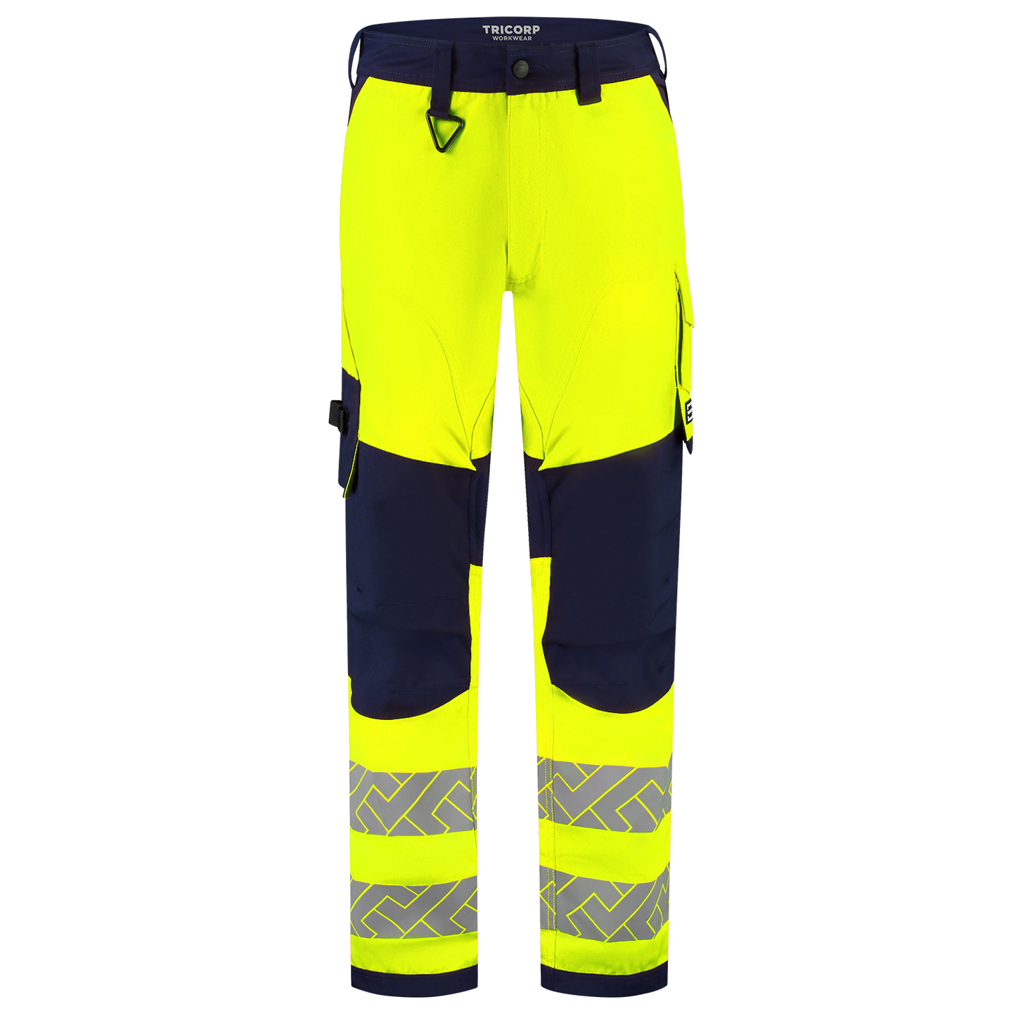 Tricorp Workwear High Vis Redefined Werkbroeken 506119 Functional Stretch Knieversterking HiVis fluo geel-inktblauw(fluoryellowink)