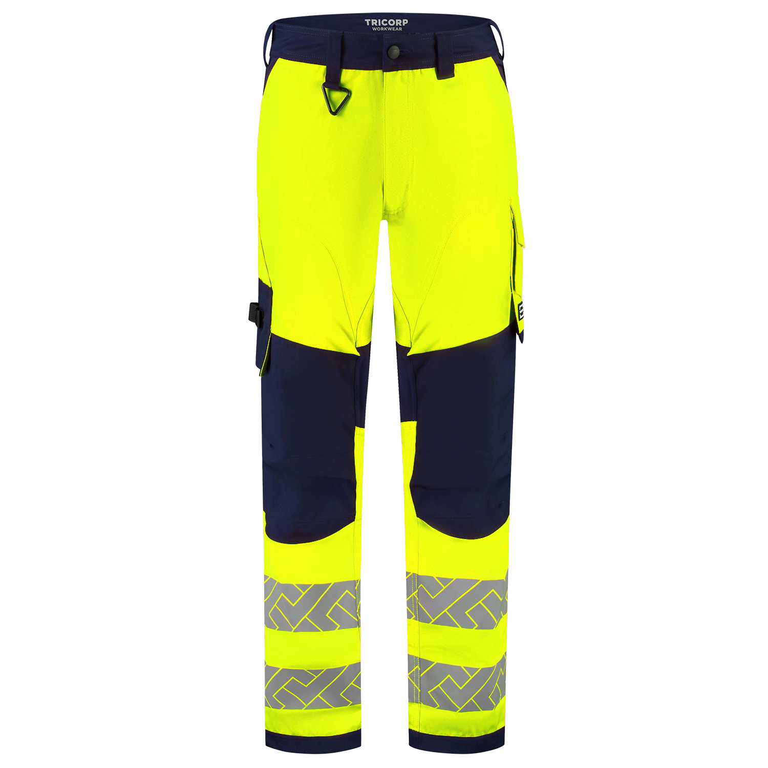 Tricorp Workwear High Vis Redefined Werkbroeken 506119 Functional Stretch Knieversterking HiVis fluo geel-inktblauw(fluoryellowink)