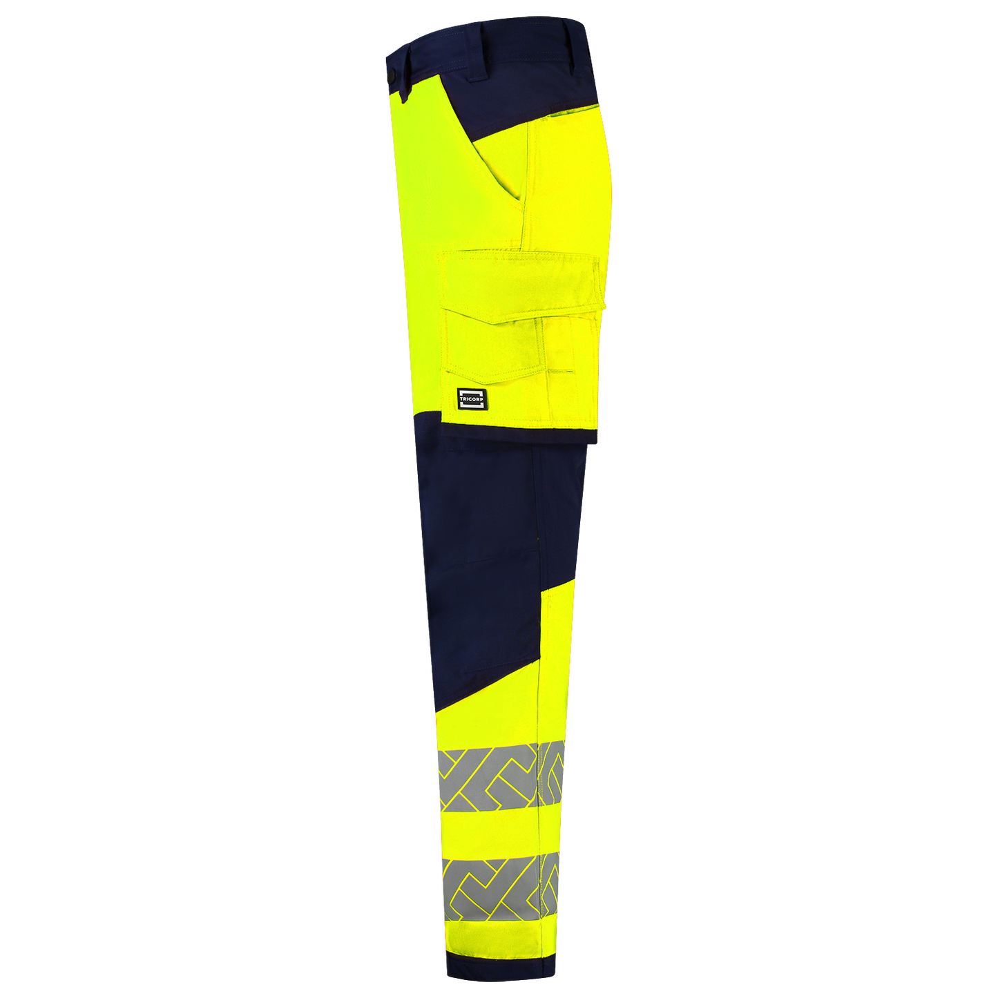 Tricorp Workwear High Vis Redefined Werkbroeken 506119 Functional Stretch Knieversterking HiVis fluo geel-inktblauw(fluoryellowink)