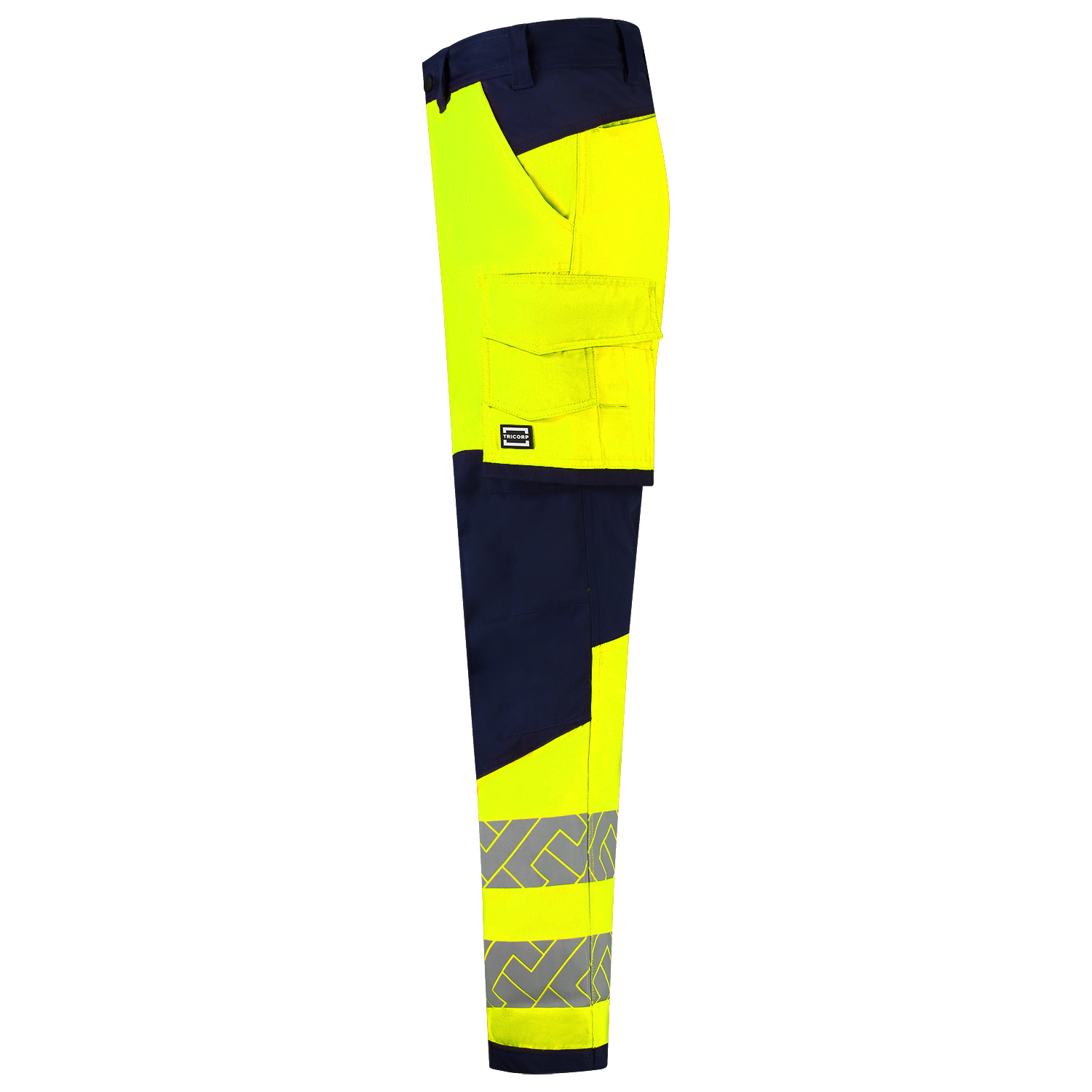 Tricorp Workwear High Vis Redefined Werkbroeken 506119 Functional Stretch Knieversterking HiVis fluo geel-inktblauw(fluoryellowink)